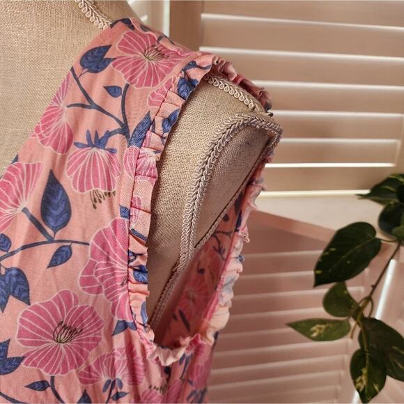 MATILDA JANE NEW FLORAL PINK TOP SIZE MED - Picture 4 of 7